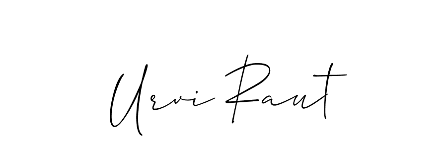 Create a beautiful signature design for name Urvi Raut. With this signature (Allison_Script) fonts, you can make a handwritten signature for free. Urvi Raut signature style 2 images and pictures png