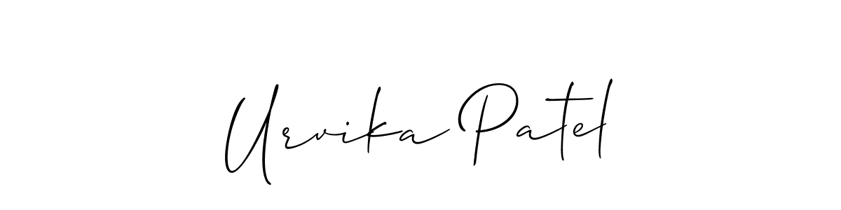 Make a beautiful signature design for name Urvika Patel. Use this online signature maker to create a handwritten signature for free. Urvika Patel signature style 2 images and pictures png