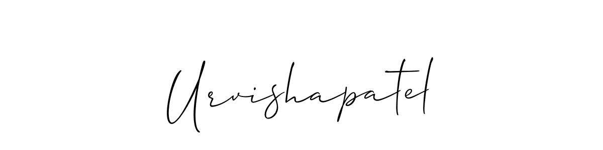 Also we have Urvishapatel name is the best signature style. Create professional handwritten signature collection using Allison_Script autograph style. Urvishapatel signature style 2 images and pictures png