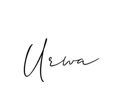 You should practise on your own different ways (Allison_Script) to write your name (Urwa) in signature. don't let someone else do it for you. Urwa signature style 2 images and pictures png