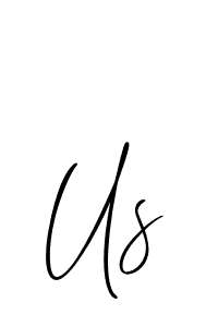 How to make Us name signature. Use Allison_Script style for creating short signs online. This is the latest handwritten sign. Us signature style 2 images and pictures png