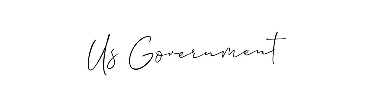 How to make Us Government name signature. Use Allison_Script style for creating short signs online. This is the latest handwritten sign. Us Government signature style 2 images and pictures png