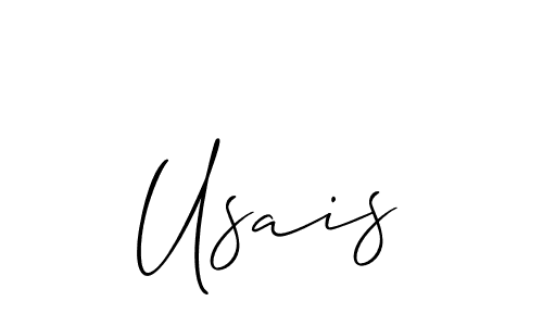 Allison_Script is a professional signature style that is perfect for those who want to add a touch of class to their signature. It is also a great choice for those who want to make their signature more unique. Get Usais name to fancy signature for free. Usais signature style 2 images and pictures png
