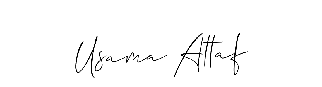 It looks lik you need a new signature style for name Usama Altaf. Design unique handwritten (Allison_Script) signature with our free signature maker in just a few clicks. Usama Altaf signature style 2 images and pictures png
