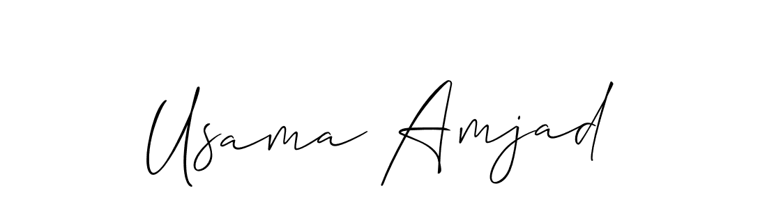 Best and Professional Signature Style for Usama Amjad. Allison_Script Best Signature Style Collection. Usama Amjad signature style 2 images and pictures png