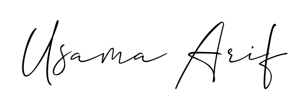 Achieve flawless digital penmanship with Usama Arif name in Allison_Script font. The perfect tool for creating online signatures. Usama Arif signature style 2 images and pictures png
