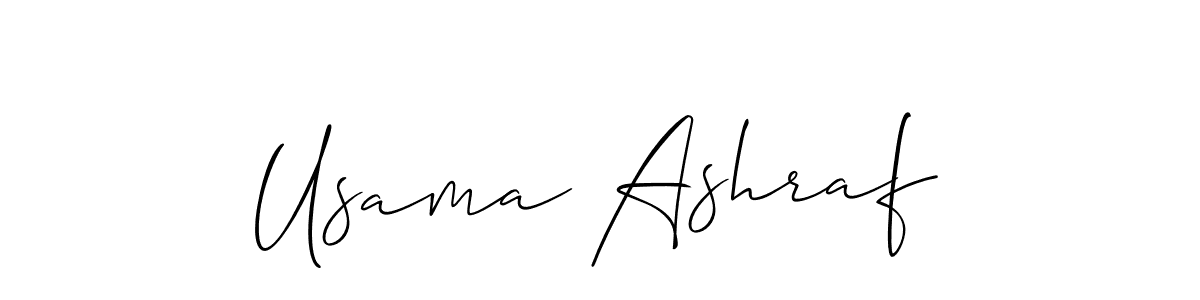 Similarly Allison_Script is the best handwritten signature design. Signature creator online .You can use it as an online autograph creator for name Usama Ashraf. Usama Ashraf signature style 2 images and pictures png
