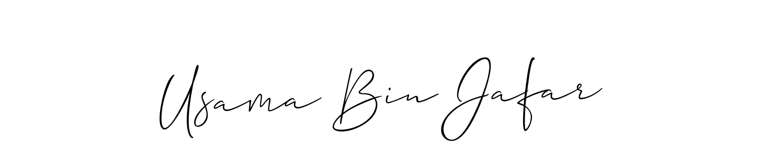 Similarly Allison_Script is the best handwritten signature design. Signature creator online .You can use it as an online autograph creator for name Usama Bin Jafar. Usama Bin Jafar signature style 2 images and pictures png