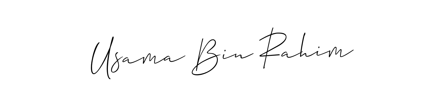 Make a beautiful signature design for name Usama Bin Rahim. Use this online signature maker to create a handwritten signature for free. Usama Bin Rahim signature style 2 images and pictures png