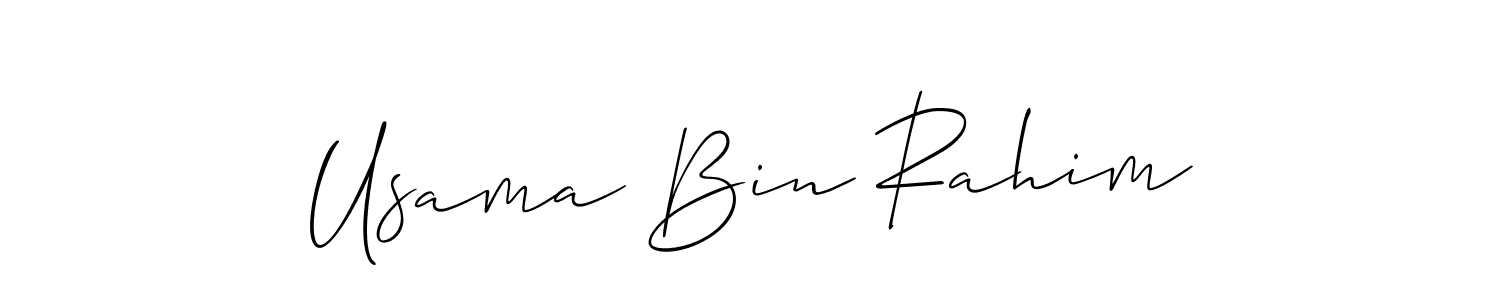 You can use this online signature creator to create a handwritten signature for the name Usama Bin Rahim. This is the best online autograph maker. Usama Bin Rahim signature style 2 images and pictures png