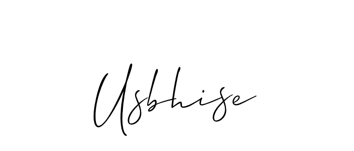 Best and Professional Signature Style for Usbhise. Allison_Script Best Signature Style Collection. Usbhise signature style 2 images and pictures png