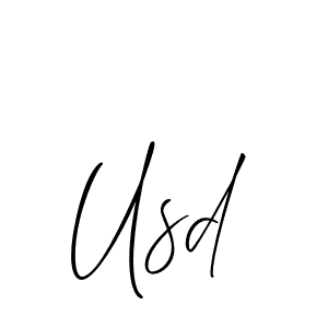 Make a beautiful signature design for name Usd. Use this online signature maker to create a handwritten signature for free. Usd signature style 2 images and pictures png