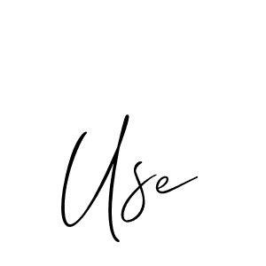 Use a signature maker to create a handwritten signature online. With this signature software, you can design (Allison_Script) your own signature for name Use. Use signature style 2 images and pictures png