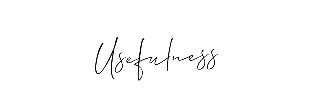 Check out images of Autograph of Usefulness  name. Actor Usefulness  Signature Style. Allison_Script is a professional sign style online. Usefulness  signature style 2 images and pictures png