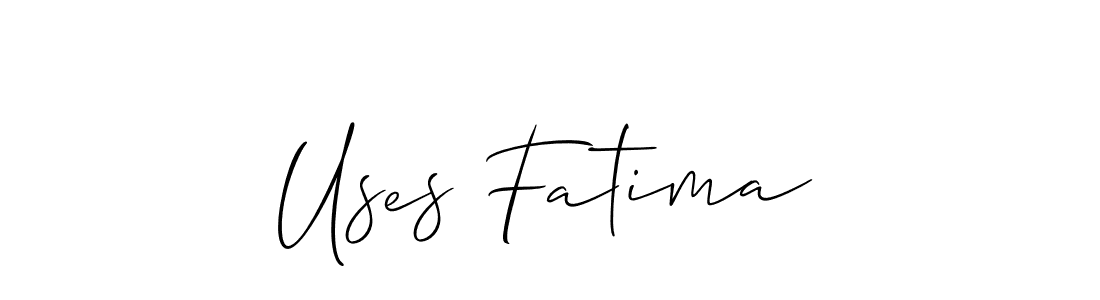 Make a short Uses Fatima signature style. Manage your documents anywhere anytime using Allison_Script. Create and add eSignatures, submit forms, share and send files easily. Uses Fatima signature style 2 images and pictures png