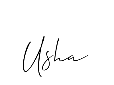 if you are searching for the best signature style for your name Usha. so please give up your signature search. here we have designed multiple signature styles  using Allison_Script. Usha signature style 2 images and pictures png