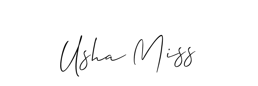 Similarly Allison_Script is the best handwritten signature design. Signature creator online .You can use it as an online autograph creator for name Usha Miss. Usha Miss signature style 2 images and pictures png