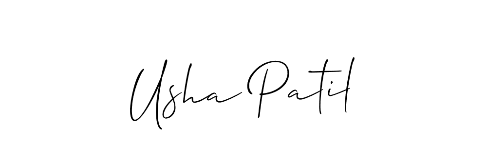 Once you've used our free online signature maker to create your best signature Allison_Script style, it's time to enjoy all of the benefits that Usha Patil name signing documents. Usha Patil signature style 2 images and pictures png
