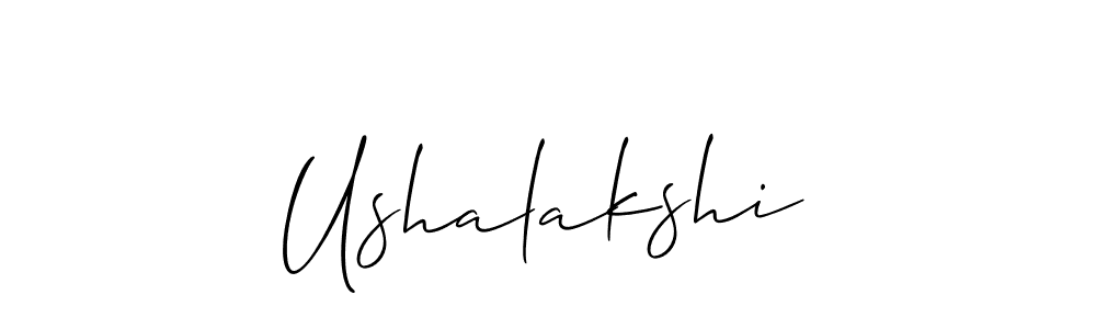 Make a beautiful signature design for name Ushalakshi. Use this online signature maker to create a handwritten signature for free. Ushalakshi signature style 2 images and pictures png