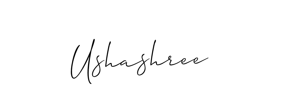 Also You can easily find your signature by using the search form. We will create Ushashree name handwritten signature images for you free of cost using Allison_Script sign style. Ushashree signature style 2 images and pictures png