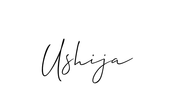 Similarly Allison_Script is the best handwritten signature design. Signature creator online .You can use it as an online autograph creator for name Ushija. Ushija signature style 2 images and pictures png