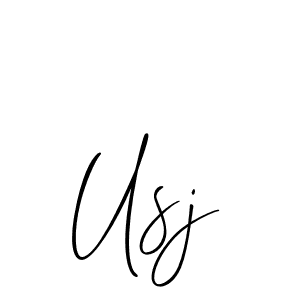 It looks lik you need a new signature style for name Usj. Design unique handwritten (Allison_Script) signature with our free signature maker in just a few clicks. Usj signature style 2 images and pictures png