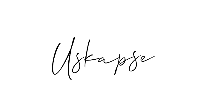 Check out images of Autograph of Uskapse name. Actor Uskapse Signature Style. Allison_Script is a professional sign style online. Uskapse signature style 2 images and pictures png