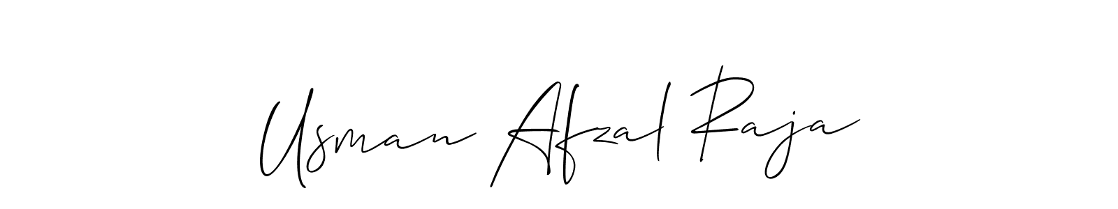 It looks lik you need a new signature style for name Usman Afzal Raja. Design unique handwritten (Allison_Script) signature with our free signature maker in just a few clicks. Usman Afzal Raja signature style 2 images and pictures png