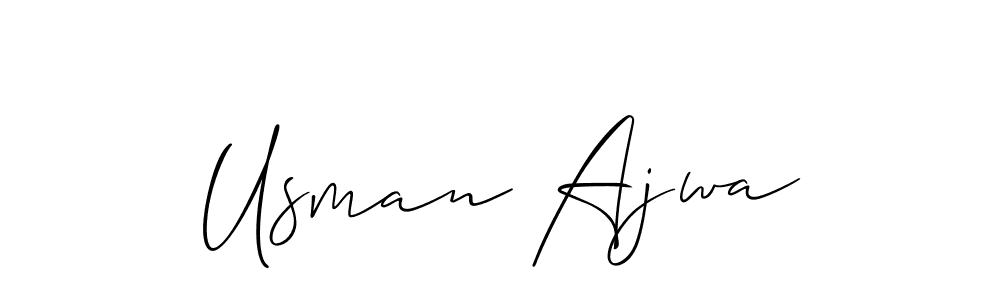 This is the best signature style for the Usman Ajwa name. Also you like these signature font (Allison_Script). Mix name signature. Usman Ajwa signature style 2 images and pictures png