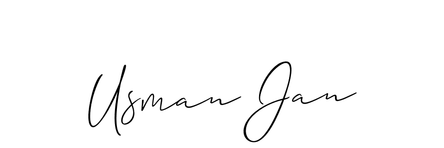 This is the best signature style for the Usman Jan name. Also you like these signature font (Allison_Script). Mix name signature. Usman Jan signature style 2 images and pictures png
