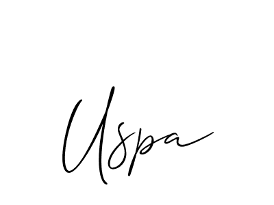 It looks lik you need a new signature style for name Uspa. Design unique handwritten (Allison_Script) signature with our free signature maker in just a few clicks. Uspa signature style 2 images and pictures png