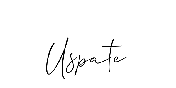 Allison_Script is a professional signature style that is perfect for those who want to add a touch of class to their signature. It is also a great choice for those who want to make their signature more unique. Get Uspate name to fancy signature for free. Uspate signature style 2 images and pictures png