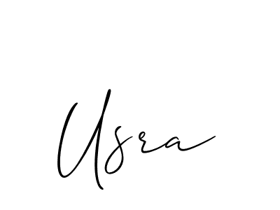 Best and Professional Signature Style for Usra. Allison_Script Best Signature Style Collection. Usra signature style 2 images and pictures png