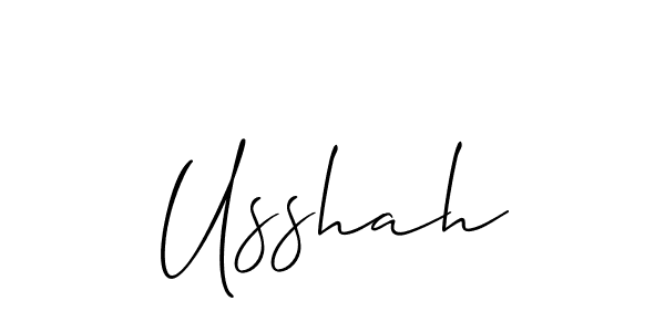 Best and Professional Signature Style for Usshah. Allison_Script Best Signature Style Collection. Usshah signature style 2 images and pictures png