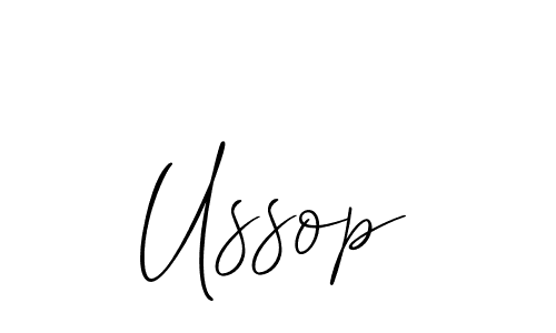 How to make Ussop name signature. Use Allison_Script style for creating short signs online. This is the latest handwritten sign. Ussop signature style 2 images and pictures png