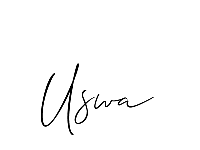 Also You can easily find your signature by using the search form. We will create Uswa name handwritten signature images for you free of cost using Allison_Script sign style. Uswa signature style 2 images and pictures png