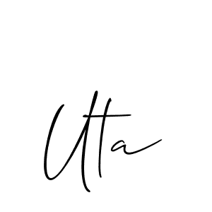 Check out images of Autograph of Uta name. Actor Uta Signature Style. Allison_Script is a professional sign style online. Uta signature style 2 images and pictures png