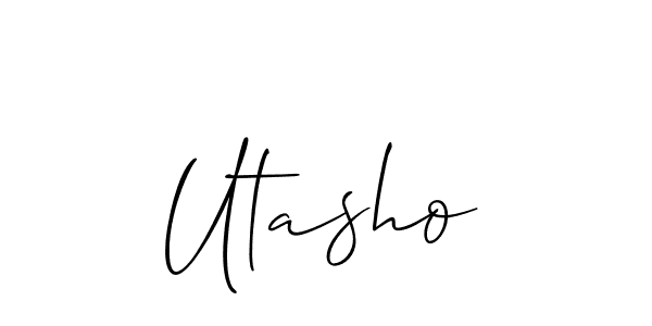 You can use this online signature creator to create a handwritten signature for the name Utasho. This is the best online autograph maker. Utasho signature style 2 images and pictures png