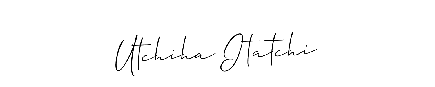 if you are searching for the best signature style for your name Utchiha Itatchi. so please give up your signature search. here we have designed multiple signature styles  using Allison_Script. Utchiha Itatchi signature style 2 images and pictures png