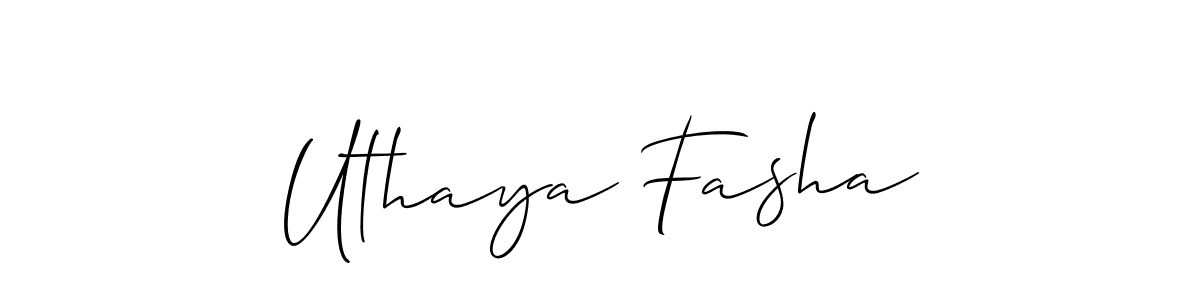 Here are the top 10 professional signature styles for the name Uthaya Fasha. These are the best autograph styles you can use for your name. Uthaya Fasha signature style 2 images and pictures png