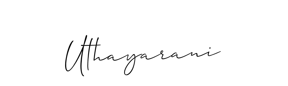 You can use this online signature creator to create a handwritten signature for the name Uthayarani. This is the best online autograph maker. Uthayarani signature style 2 images and pictures png
