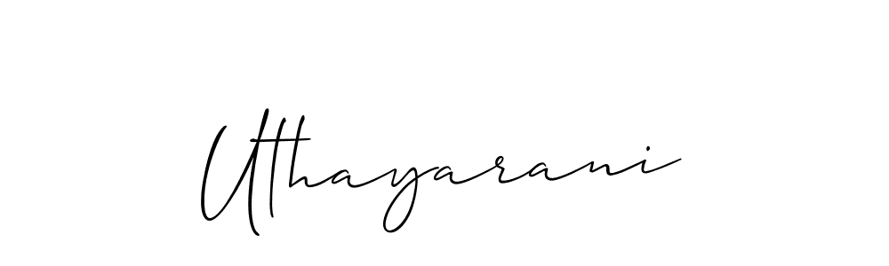 Best and Professional Signature Style for Uthayarani. Allison_Script Best Signature Style Collection. Uthayarani signature style 2 images and pictures png