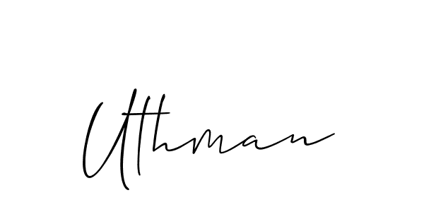 Also You can easily find your signature by using the search form. We will create Uthman name handwritten signature images for you free of cost using Allison_Script sign style. Uthman signature style 2 images and pictures png