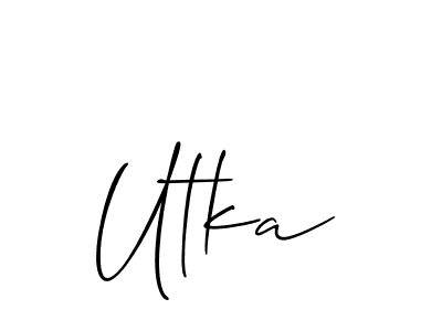 Check out images of Autograph of Utka name. Actor Utka Signature Style. Allison_Script is a professional sign style online. Utka signature style 2 images and pictures png