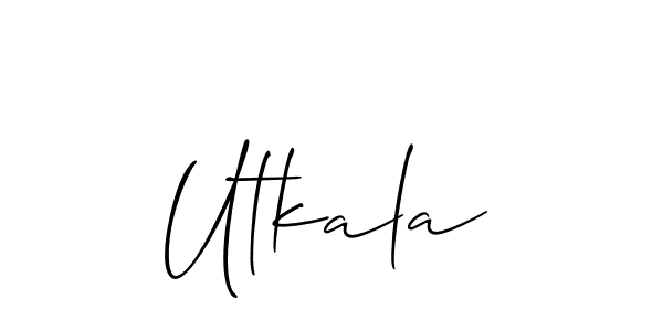 Check out images of Autograph of Utkala name. Actor Utkala Signature Style. Allison_Script is a professional sign style online. Utkala signature style 2 images and pictures png