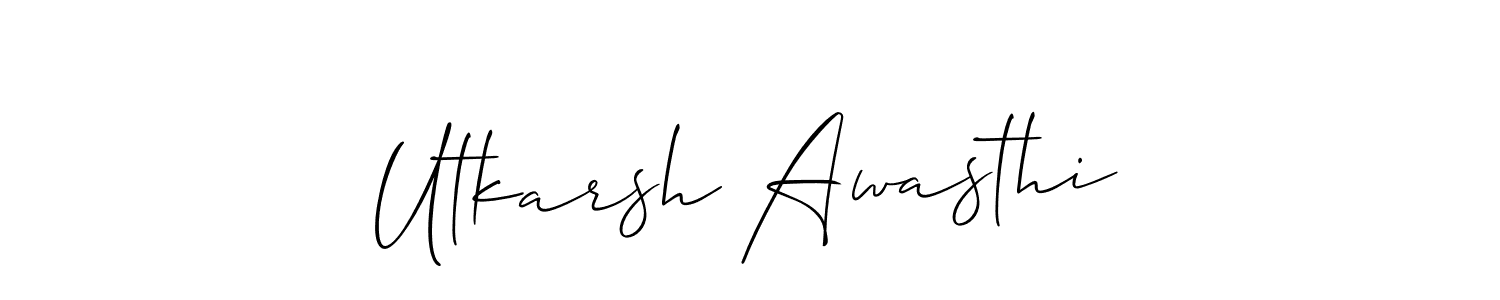 Here are the top 10 professional signature styles for the name Utkarsh Awasthi. These are the best autograph styles you can use for your name. Utkarsh Awasthi signature style 2 images and pictures png