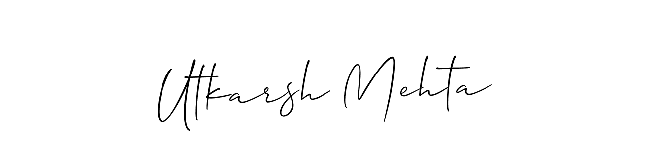 Once you've used our free online signature maker to create your best signature Allison_Script style, it's time to enjoy all of the benefits that Utkarsh Mehta name signing documents. Utkarsh Mehta signature style 2 images and pictures png