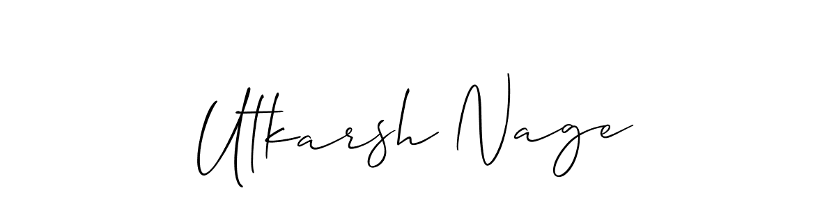 See photos of Utkarsh Nage official signature by Spectra . Check more albums & portfolios. Read reviews & check more about Allison_Script font. Utkarsh Nage signature style 2 images and pictures png