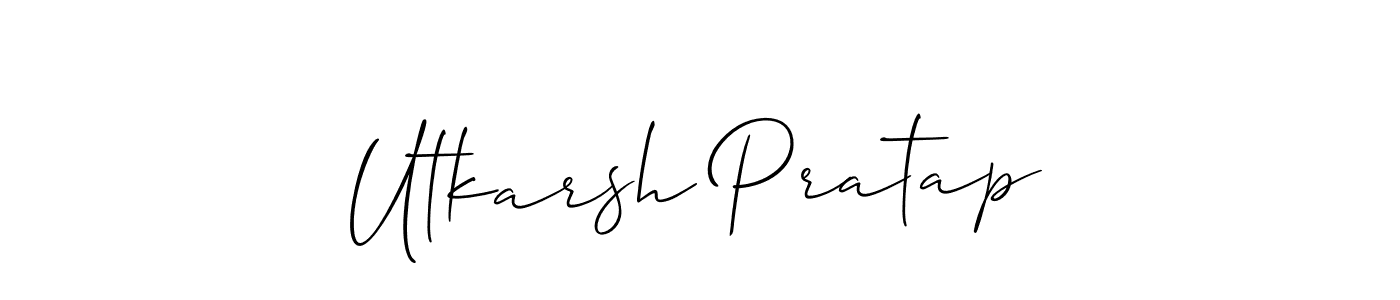 Make a beautiful signature design for name Utkarsh Pratap. Use this online signature maker to create a handwritten signature for free. Utkarsh Pratap signature style 2 images and pictures png