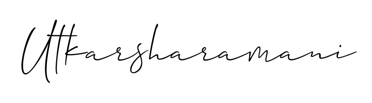Get an exclusive digital autograph for Utkarsharamani. The Allison_Script typeface captures the charm of real penmanship on paper. Utkarsharamani signature style 2 images and pictures png